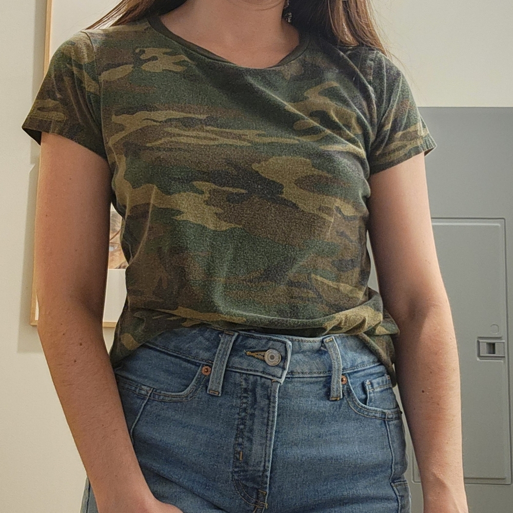 Camouflage Print Women's T-Shirt